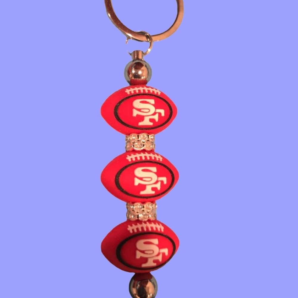 SF 49ers keyring/tag clasp - Picture 2 of 3